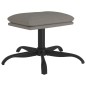 vidaXL Relaxsessel mit Hocker Hellgrau Samt vidaXL Relaxsessel mit Hocker Hellgrau Samt