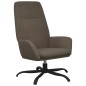vidaXL Relaxsessel mit Hocker Dunkelgrau Mikrofasergewebe vidaXL Relaxsessel mit Hocker Dunkelgrau Mikrofasergewebe