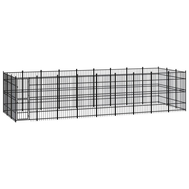 vidaXL Outdoor-Hundezwinger Stahl 24,88 m² vidaXL Outdoor-Hundezwinger Stahl 24,88 m²