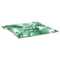 vidaXL Sitzkissen 6 Stk. Blattmuster 50x50x3 cm Stoff vidaXL Sitzkissen 6 Stk. Blattmuster 50x50x3 cm Stoff