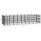 vidaXL Outdoor-Hundezwinger Stahl 24,88 m² vidaXL Outdoor-Hundezwinger Stahl 24,88 m²