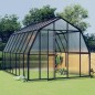 vidaXL Gewächshaus mit Fundamentrahmen Anthrazit 12,63 m² Aluminimum vidaXL Gewächshaus mit Fundamentrahmen Anthrazit 12,63 m² Aluminimum