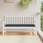 vidaXL Gartenbank-Auflage Schwarz Karomuster 150x50x3 cm Oxford-Gewebe vidaXL Gartenbank-Auflage Schwarz Karomuster 150x50x3 cm Oxford-Gewebe