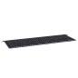 vidaXL Gartenbank-Auflage Schwarz Karomuster 150x50x3 cm Oxford-Gewebe vidaXL Gartenbank-Auflage Schwarz Karomuster 150x50x3 cm Oxford-Gewebe