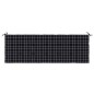 vidaXL Gartenbank-Auflage Schwarz Karomuster 150x50x3 cm Oxford-Gewebe vidaXL Gartenbank-Auflage Schwarz Karomuster 150x50x3 cm Oxford-Gewebe