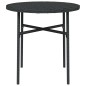 vidaXL 3-tlg. Garten-Essgruppe Poly Rattan Schwarz vidaXL 3-tlg. Garten-Essgruppe Poly Rattan Schwarz