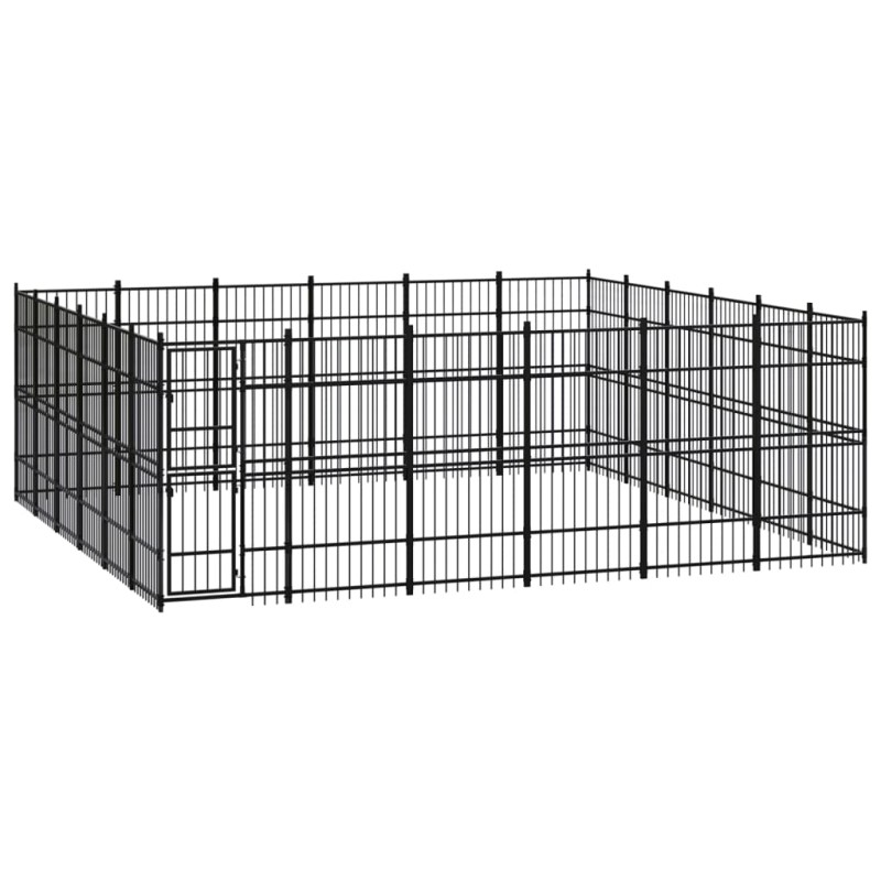 vidaXL Outdoor-Hundezwinger Stahl 33,18 m² vidaXL Outdoor-Hundezwinger Stahl 33,18 m²
