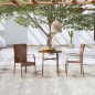vidaXL 3-tlg. Garten-Essgruppe Poly Rattan Braun vidaXL 3-tlg. Garten-Essgruppe Poly Rattan Braun