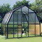 vidaXL Gewächshaus mit Fundamentrahmen Anthrazit 6,43 m² Aluminimum vidaXL Gewächshaus mit Fundamentrahmen Anthrazit 6,43 m² Aluminimum