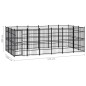 vidaXL Outdoor-Hundezwinger Stahl 16,59 m² vidaXL Outdoor-Hundezwinger Stahl 16,59 m²