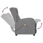 vidaXL Ohrensessel mit Massagefunktion Aufstehhilfe Grau Kunstleder vidaXL Ohrensessel mit Massagefunktion Aufstehhilfe Grau Kunstleder