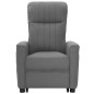 vidaXL Massagesessel mit Aufstehhilfe Hellgrau Stoff vidaXL Massagesessel mit Aufstehhilfe Hellgrau Stoff
