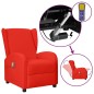 vidaXL Ohrensessel mit Massagefunktion Aufstehhilfe Rot Kunstleder vidaXL Ohrensessel mit Massagefunktion Aufstehhilfe Rot Kunstleder