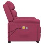 vidaXL Massagesessel mit Aufstehhilfe Weinrot Samt vidaXL Massagesessel mit Aufstehhilfe Weinrot Samt