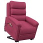 vidaXL Massagesessel mit Aufstehhilfe Weinrot Samt vidaXL Massagesessel mit Aufstehhilfe Weinrot Samt