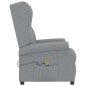 vidaXL Ohrensessel mit Massagefunktion Elektrisch Hellgrau Stoff vidaXL Ohrensessel mit Massagefunktion Elektrisch Hellgrau Stoff