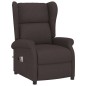 vidaXL Ohrensessel mit Massagefunktion Elektrisch Dunkelbraun Stoff vidaXL Ohrensessel mit Massagefunktion Elektrisch Dunkelbraun Stoff