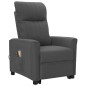 vidaXL Massagesessel mit Aufstehhilfe Dunkelgrau Stoff vidaXL Massagesessel mit Aufstehhilfe Dunkelgrau Stoff