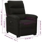 vidaXL Aufstehsessel Schwarz Stoff vidaXL Aufstehsessel Schwarz Stoff