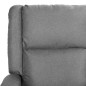 vidaXL Relaxsessel Elektrisch Hellgrau Kunstleder und Stoff vidaXL Relaxsessel Elektrisch Hellgrau Kunstleder und Stoff