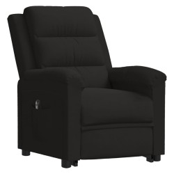 vidaXL Aufstehsessel Schwarz Samt