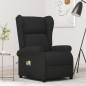 vidaXL Ohrensessel mit Massagefunktion Elektrisch Schwarz Stoff vidaXL Ohrensessel mit Massagefunktion Elektrisch Schwarz Stoff