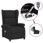 vidaXL Ohrensessel mit Massagefunktion Elektrisch Schwarz Stoff vidaXL Ohrensessel mit Massagefunktion Elektrisch Schwarz Stoff