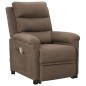 vidaXL Massagesessel mit Aufstehhilfe Taupe Stoff vidaXL Massagesessel mit Aufstehhilfe Taupe Stoff