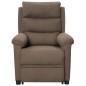 vidaXL Massagesessel mit Aufstehhilfe Taupe Stoff vidaXL Massagesessel mit Aufstehhilfe Taupe Stoff