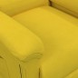 vidaXL Massagesessel mit Aufstehhilfe Gelb Samt vidaXL Massagesessel mit Aufstehhilfe Gelb Samt