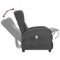 vidaXL Massagesessel mit Aufstehhilfe Dunkelgrau Stoff vidaXL Massagesessel mit Aufstehhilfe Dunkelgrau Stoff