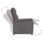 vidaXL Relaxsessel Elektrisch Grau Kunstleder vidaXL Relaxsessel Elektrisch Grau Kunstleder