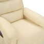 vidaXL Massagesessel mit Aufstehhilfe Creme Stoff vidaXL Massagesessel mit Aufstehhilfe Creme Stoff