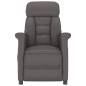 vidaXL Massagesessel Elektrisch Grau Kunstleder vidaXL Massagesessel Elektrisch Grau Kunstleder