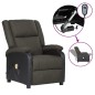 vidaXL Massagesessel Elektrisch Dunkelgrau Kunstleder & Stoff vidaXL Massagesessel Elektrisch Dunkelgrau Kunstleder & Stoff