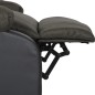 vidaXL Massagesessel Elektrisch Dunkelgrau Kunstleder & Stoff vidaXL Massagesessel Elektrisch Dunkelgrau Kunstleder & Stoff