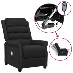 vidaXL Massagesessel Elektrisch Schwarz Kunstleder