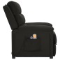 vidaXL Massagesessel mit Aufstehhilfe Schwarz Stoff vidaXL Massagesessel mit Aufstehhilfe Schwarz Stoff
