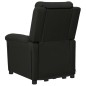 vidaXL Massagesessel mit Aufstehhilfe Schwarz Stoff vidaXL Massagesessel mit Aufstehhilfe Schwarz Stoff