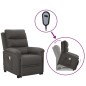 vidaXL Massagesessel mit Aufstehhilfe Dunkelgrau Stoff vidaXL Massagesessel mit Aufstehhilfe Dunkelgrau Stoff