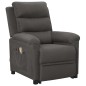 vidaXL Massagesessel mit Aufstehhilfe Dunkelgrau Stoff vidaXL Massagesessel mit Aufstehhilfe Dunkelgrau Stoff