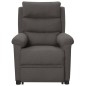 vidaXL Massagesessel mit Aufstehhilfe Dunkelgrau Stoff vidaXL Massagesessel mit Aufstehhilfe Dunkelgrau Stoff