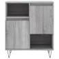 vidaXL Sideboards 3 Stk. Grau Sonoma Holzwerkstoff vidaXL Sideboards 3 Stk. Grau Sonoma Holzwerkstoff