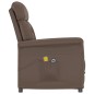 vidaXL Massagesessel Elektrisch Braun Kunstleder vidaXL Massagesessel Elektrisch Braun Kunstleder