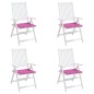 vidaXL Gartenstuhl-Kissen 4 Stk. Rosa 40x40x3 cm Stoff vidaXL Gartenstuhl-Kissen 4 Stk. Rosa 40x40x3 cm Stoff