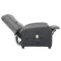 vidaXL Massagesessel Elektrisch Hellgrau Kunstleder & Stoff vidaXL Massagesessel Elektrisch Hellgrau Kunstleder & Stoff