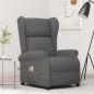 vidaXL Ohrensessel mit Massagefunktion Elektrisch Dunkelgrau Stoff vidaXL Ohrensessel mit Massagefunktion Elektrisch Dunkelgrau Stoff