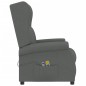 vidaXL Ohrensessel mit Massagefunktion Elektrisch Dunkelgrau Stoff vidaXL Ohrensessel mit Massagefunktion Elektrisch Dunkelgrau Stoff