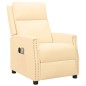 vidaXL Massagesessel Elektrisch Creme Kunstleder vidaXL Massagesessel Elektrisch Creme Kunstleder