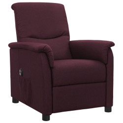 vidaXL Relaxsessel Elektrisch Lila Stoff